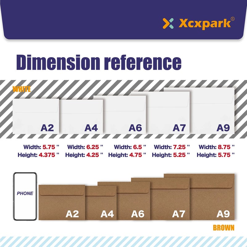 Xxcxpark 200 Qty Printable A7 Invitation Envelopes 5.25X7.25 inches Cards, Self Seal 120GSM white Paper Envelopes for Invitations, Papers, Photos, Documents, Wedding, Baby Shower, Easy to Seal - Image 3